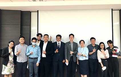 บรรยากาศการนำเสนอรายงานค้นคว้าอิสระ (IS) ของนักศึกษาปริญญาโท