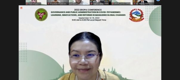 การประชุม 67th Executive Council meeting เเละงานประชุมวิชาการระดับนานาชาติ 2022 EROPA Conference